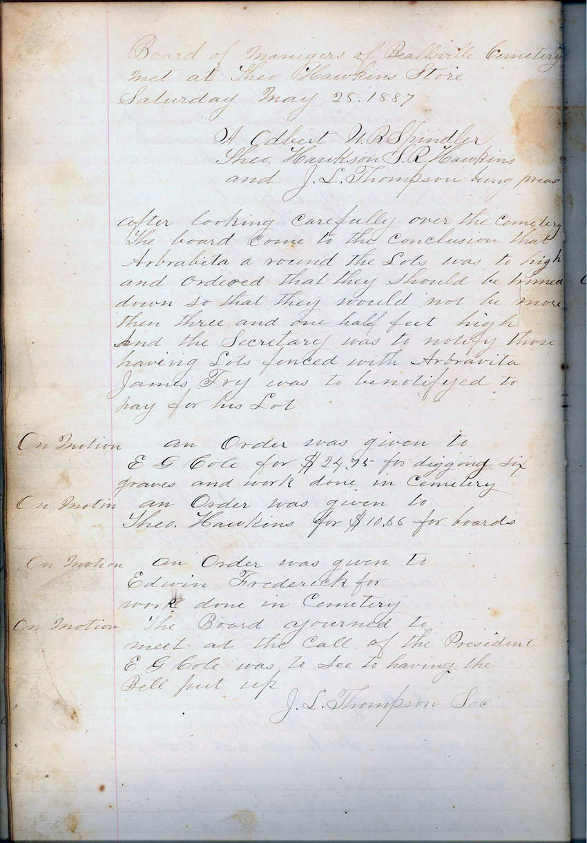 minute book